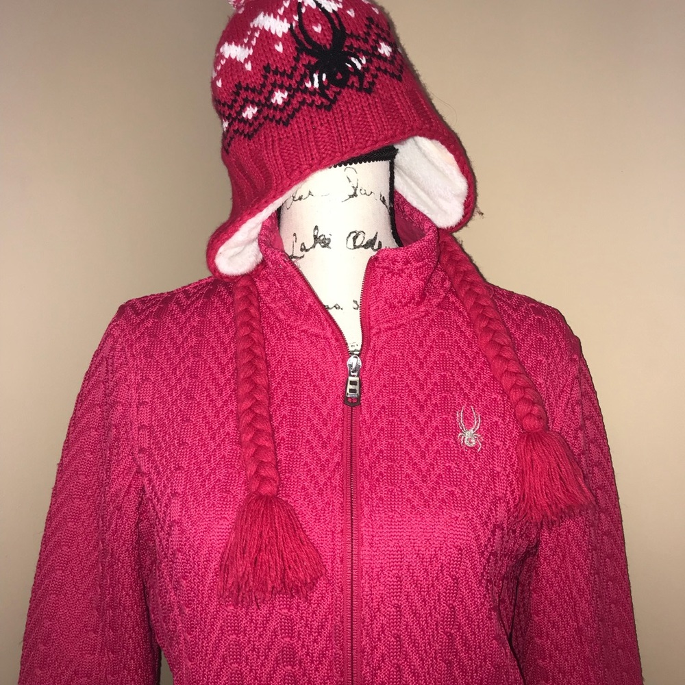 Spyder jacket with matching hat. Adorable combo 🕷